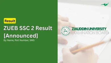 zueb ssc 2 annual exams result matric