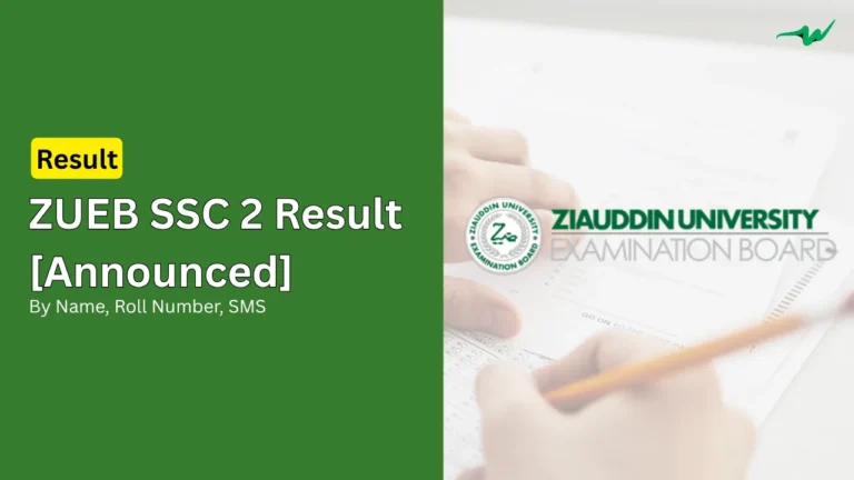 zueb ssc 2 annual exams result matric