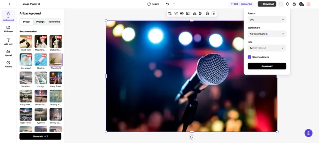 announce store discounts quickly with pippits poster maker 5