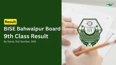 bise bahawalpur board matric gazette pdf 9th class ssc 1