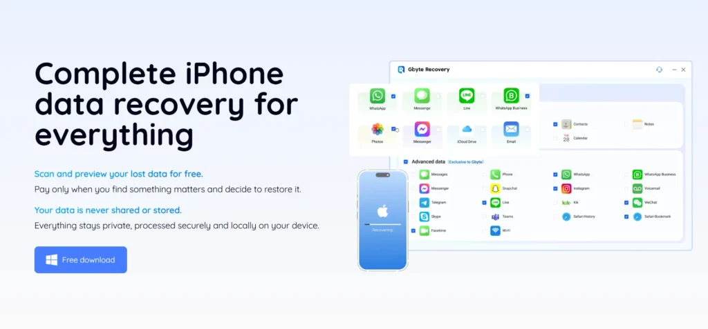 Try Gbyte Recovery in 2025: Here’s Everything You Need to Know gbyte recovery iphone data tool