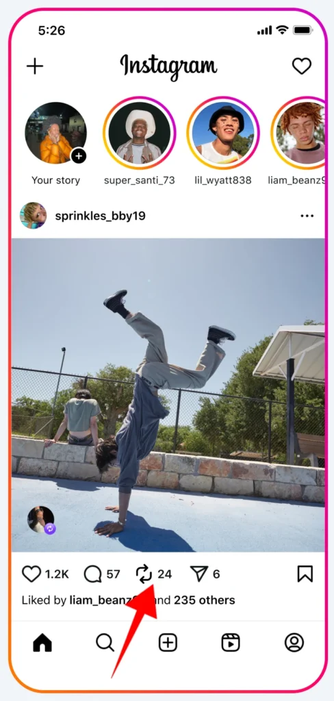 how to repost posts and reels on instagram 1