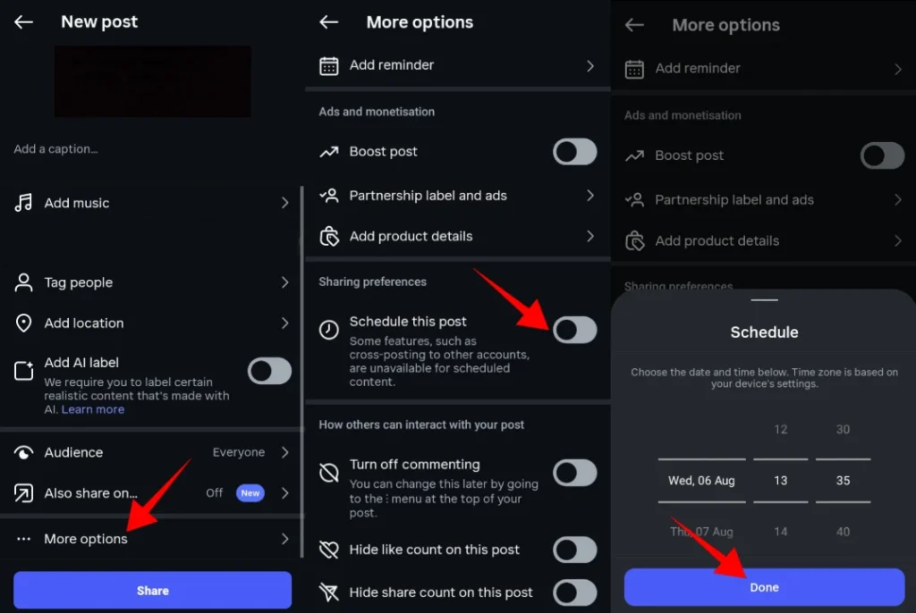how to schedule instagram posts and reels guide