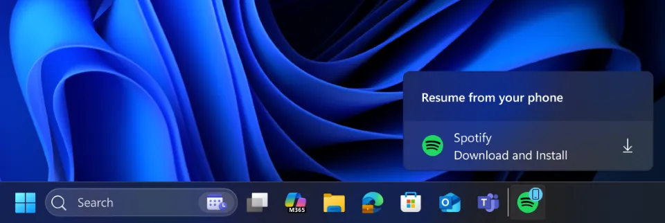 microsoft handoff like feature windows11 phone link 2