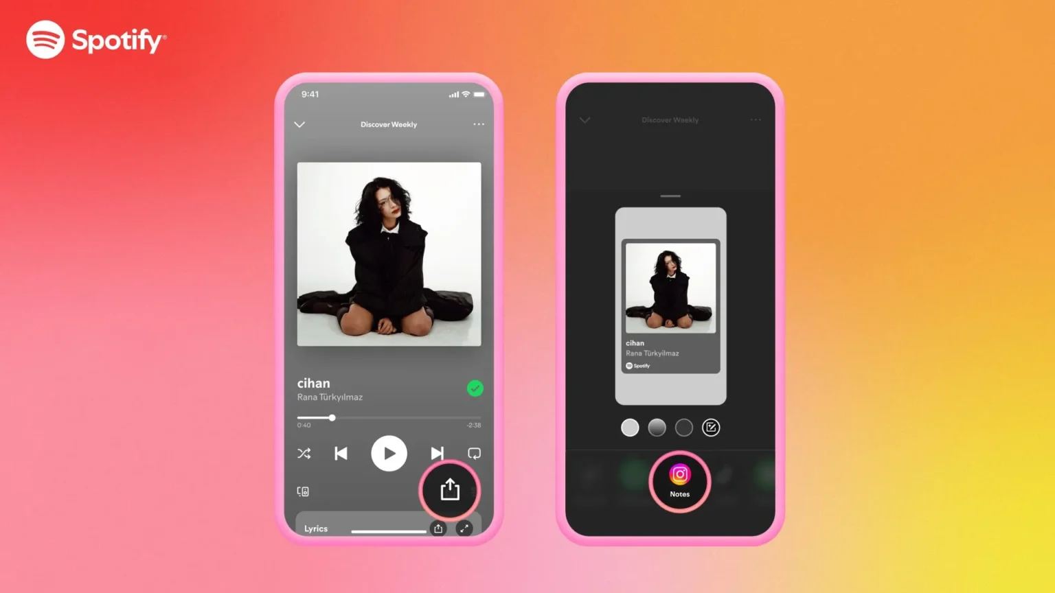 spotify instagram audio previews real time notes 1