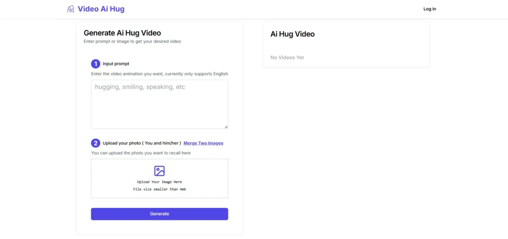 video ai hug