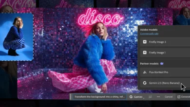 photoshop supports google nano banana ai model