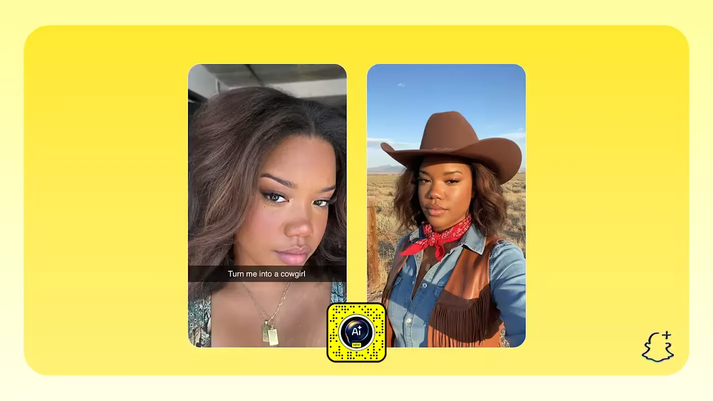 snapchat launches imagine lens to recreate images with ai prompts