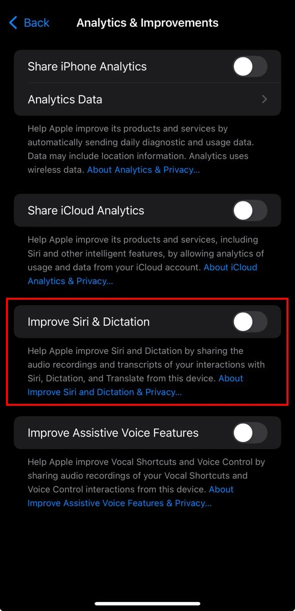 stop apple from storing siri and dictation transcripts improve siri and dictation