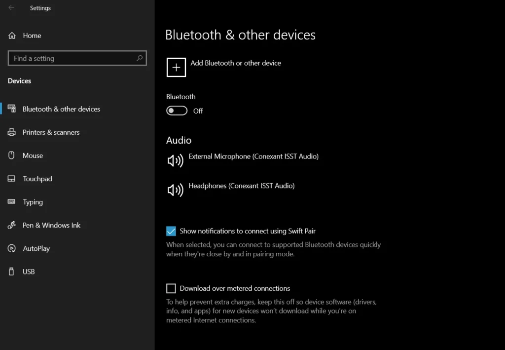 check if your laptop has built in bluetooth