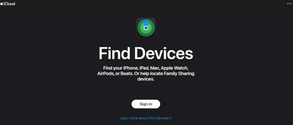 find device iphone