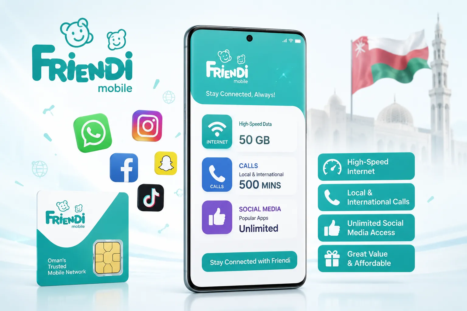 friendi mobile oman internet packages