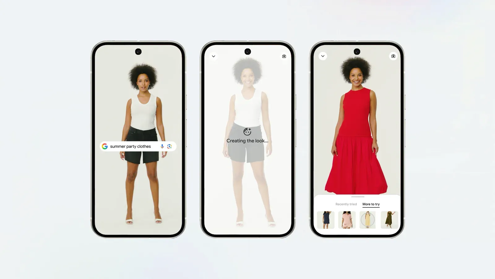 google ai shopping try on shoes online