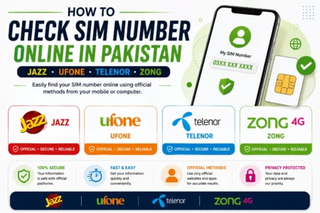 how to check sim number online pakistan