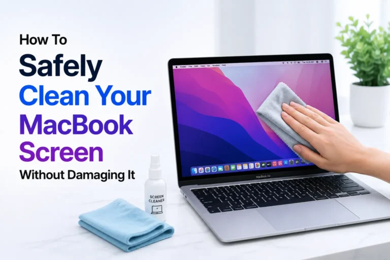 How To Safely Clean Your MacBook Screen Without Damaging It how to clean macbook screen safely