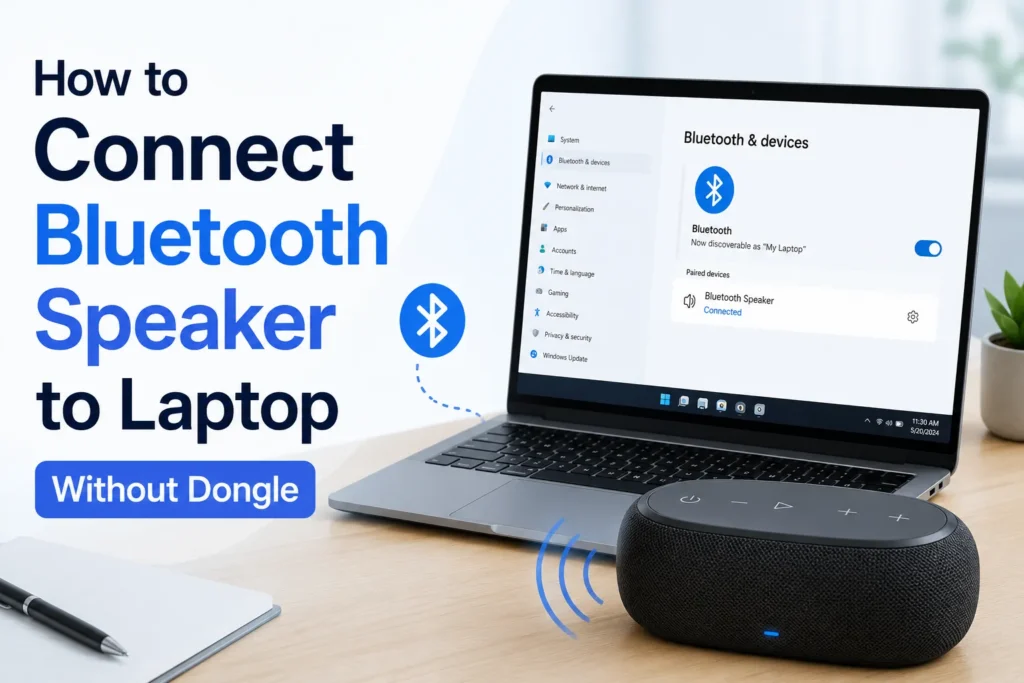 How to Connect Bluetooth Speaker to Laptop Without Dongle connect bluetooth speaker to laptop without dongle