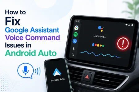 fix google assistant voice commands android auto