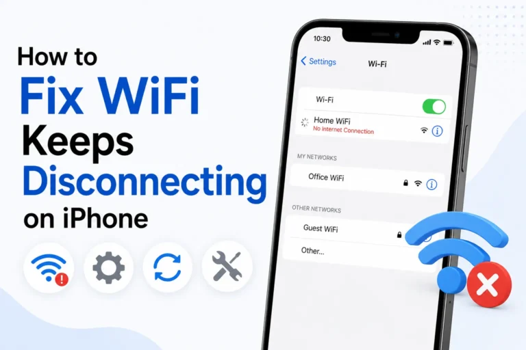 How to Fix WiFi Keeps Disconnecting on iPhone fix wifi keeps disconnecting iphone