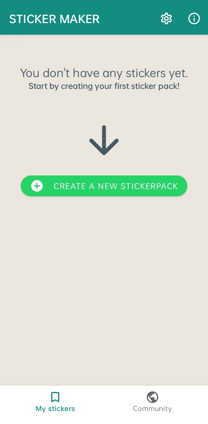create whatsapp sticker via sticker maker 1