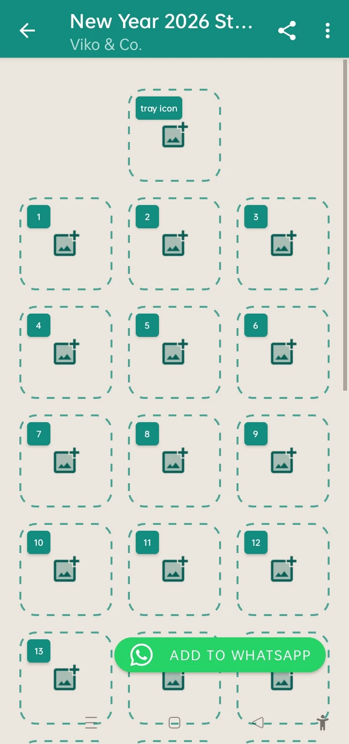 create whatsapp sticker via sticker maker 3