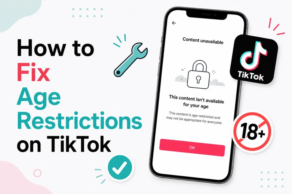 How to Fix Age Restrictions on TikTok fix age restrictions on tiktok