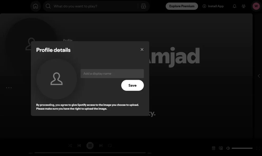 how to change spotify username desktop