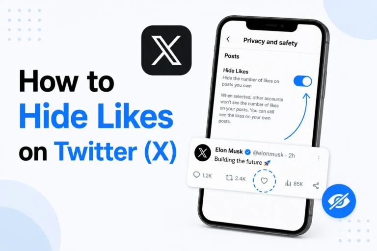 How to Hide Likes on Twitter (X) how to hide likes on twitter x