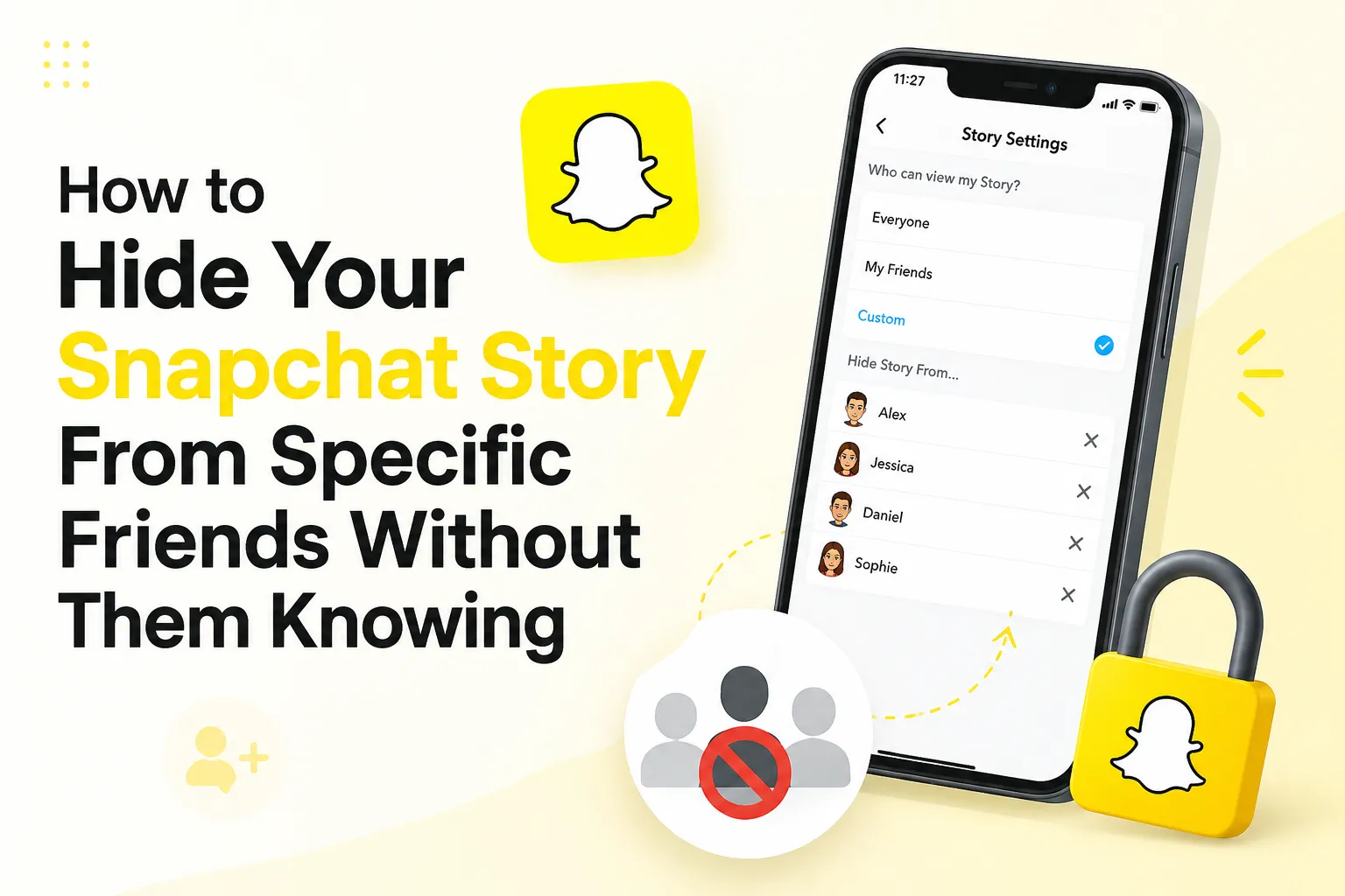 how to hide snapchat stories from friends