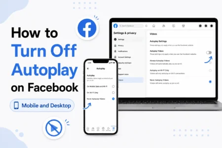 how to turn off autoplay on facebook