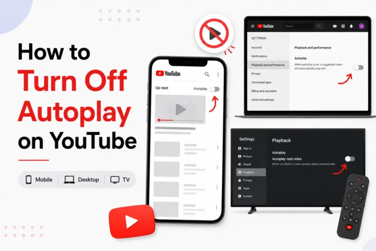 How to Turn Off Autoplay on YouTube (Mobile, Desktop, and TV) how to turn off autoplay on youtube