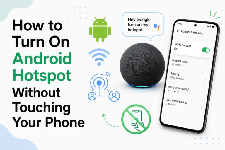 How to Turn On Android Hotspot Without Touching Your Phone how to turn on android hotspot without opening phone