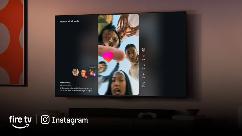 Instagram Reels Launches on Fire TV as Amazon and Meta Introduce New TV App instagram reels fire tv app amazon meta