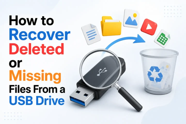 How to Recover Deleted or Missing Files From a USB Drive recover deleted usb files guide