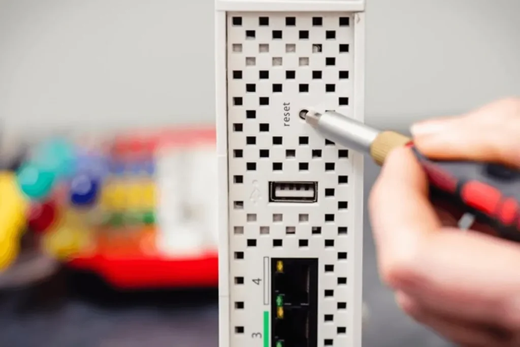 reset your router to factory defaults 1