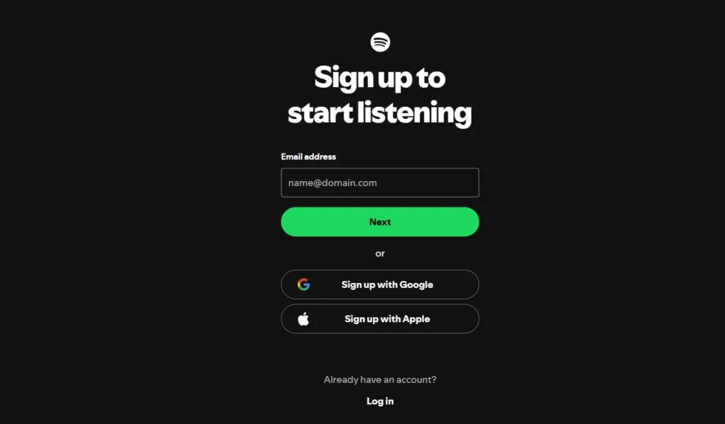 signup spotidy