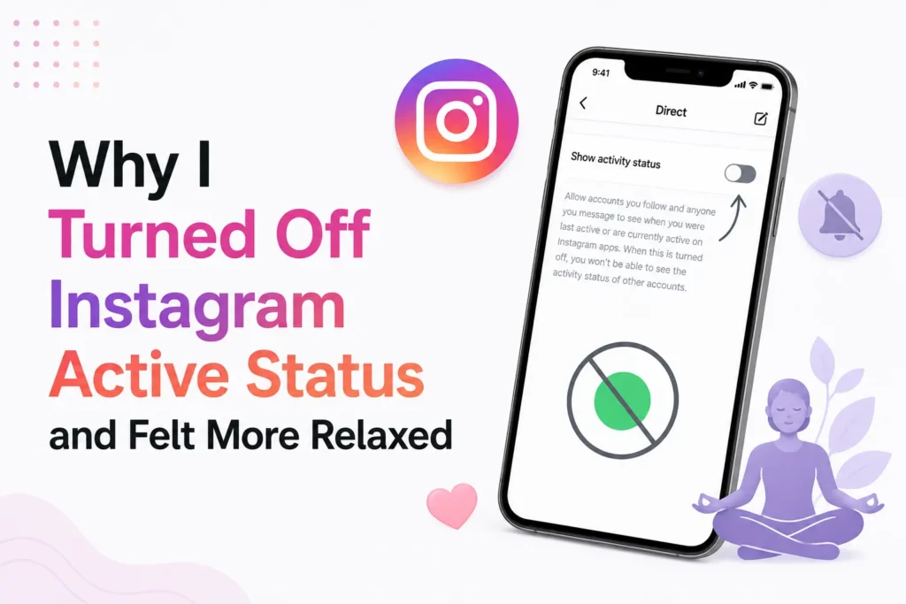 turn off active status on instagram