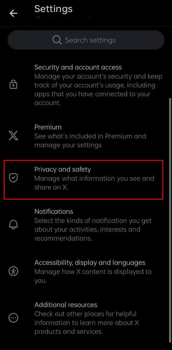 turn off age restriction on x twitter 3