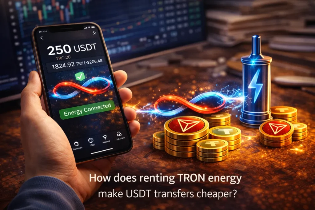 how does renting tron energy make usdt transfers cheaper