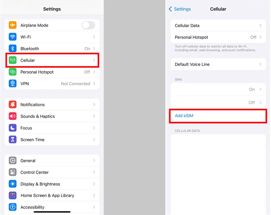 how to check phone esim support 2