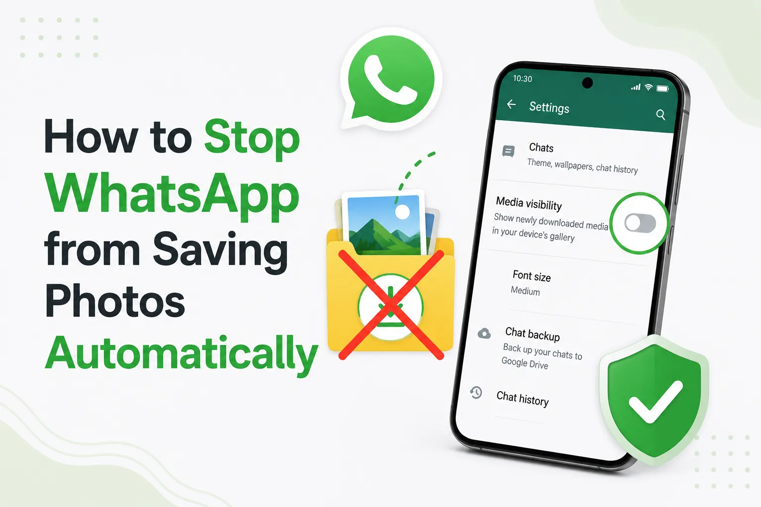 stop whatsapp from saving photos