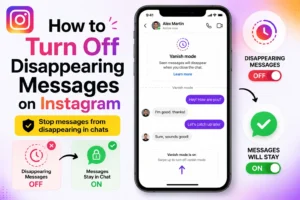 turn off disappearing messages instagram