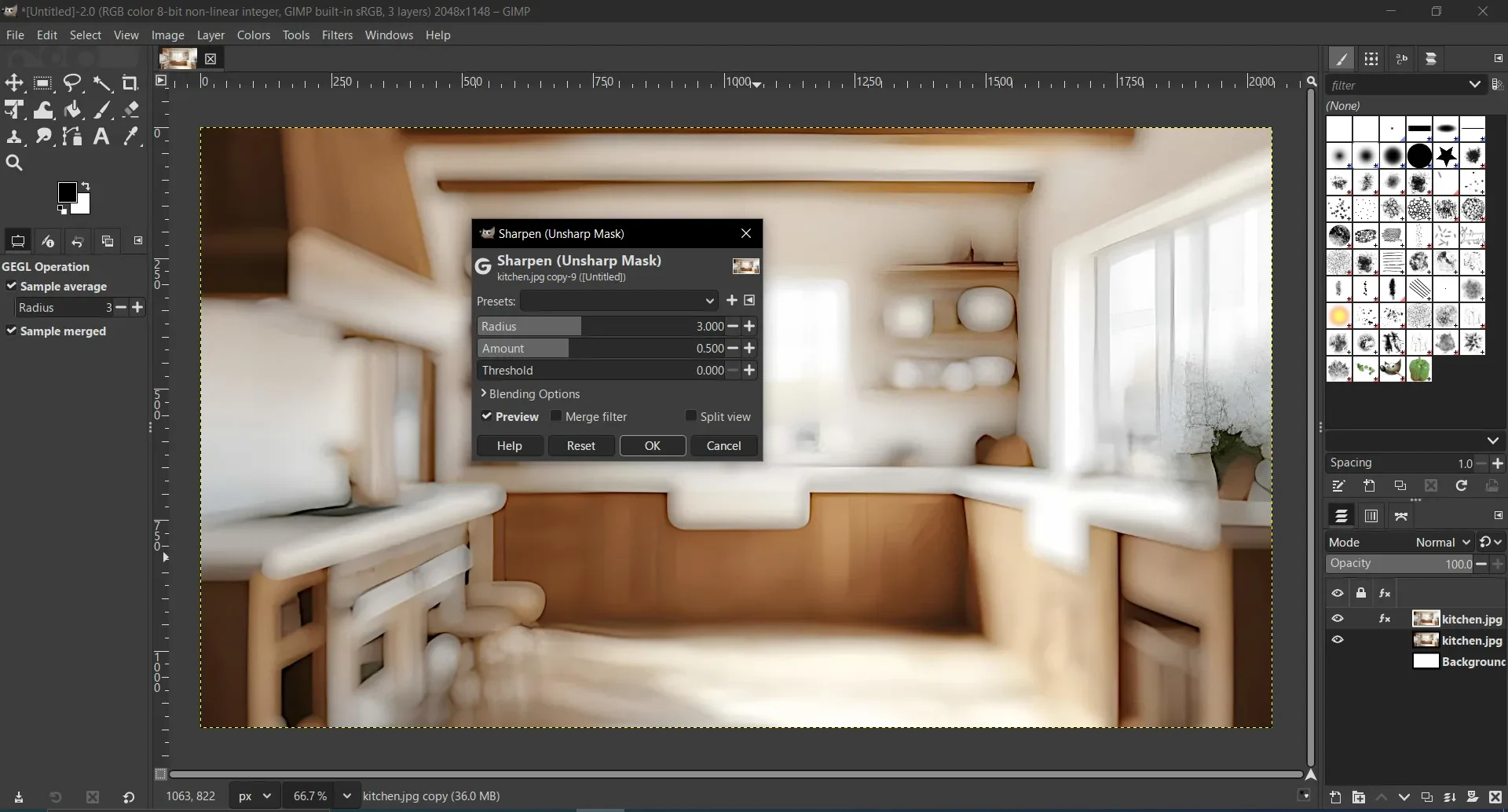 use gimp for free advanced editing 4