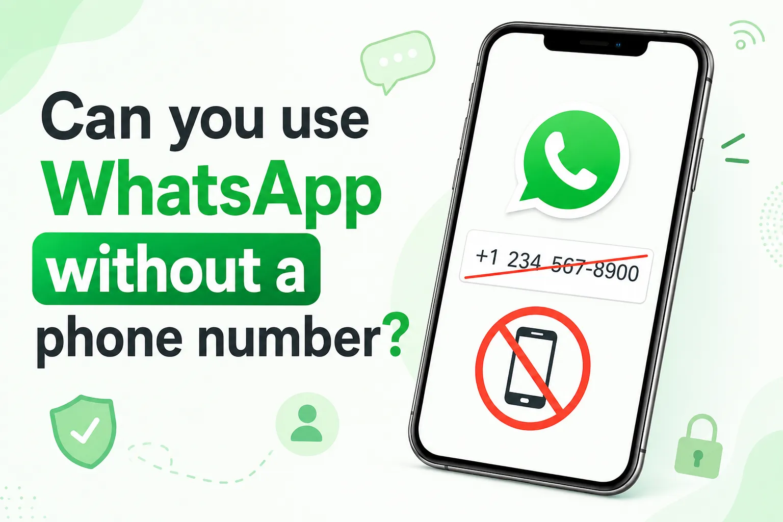 whatsapp without phone number