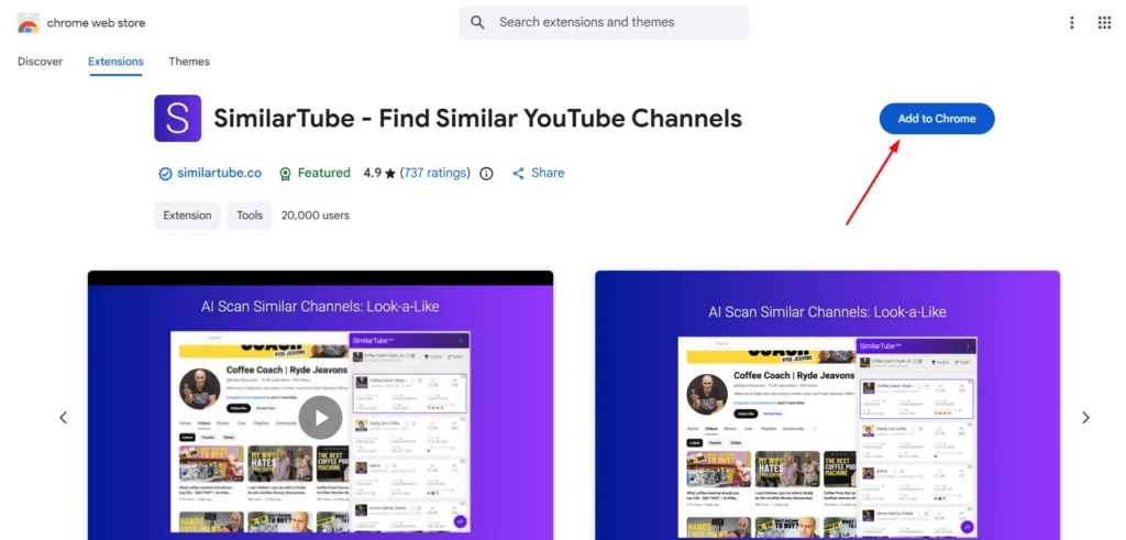 find similar youtube channels similartube ai 2