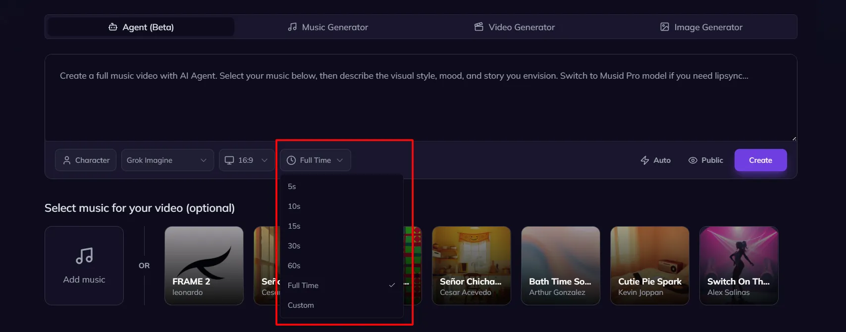 generate music videos with musid ai 4