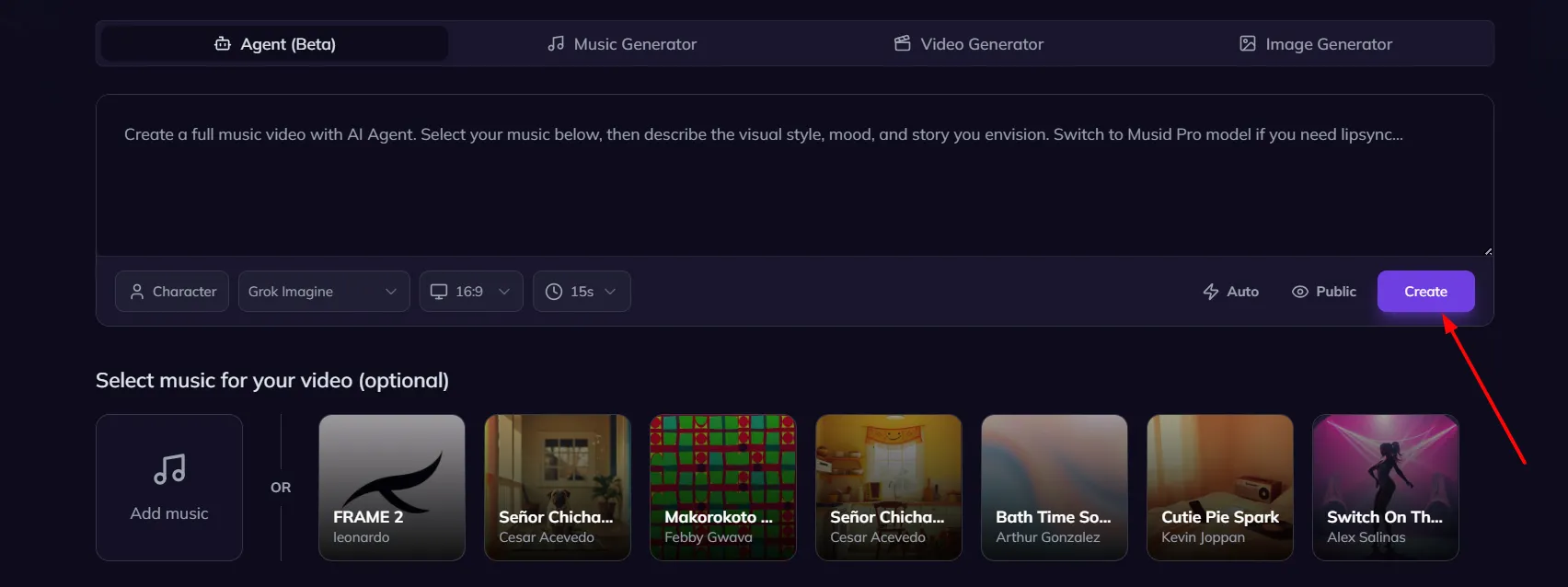generate music videos with musid ai 5