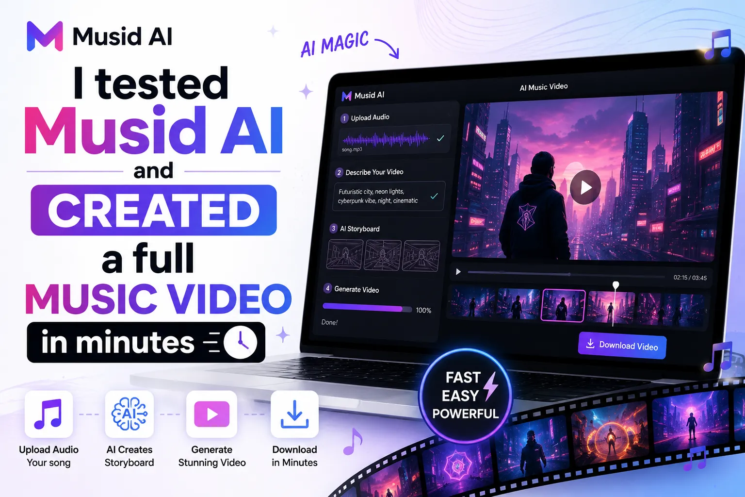 generate music videos with musid ai
