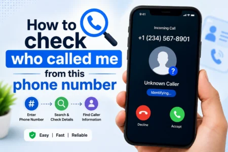 how to check who called me