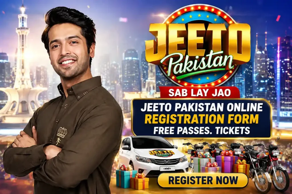 How to Get Jeeto Pakistan Passes in 2026 and Registration Online ARY Digital jeeto pakistan show registration complete guide