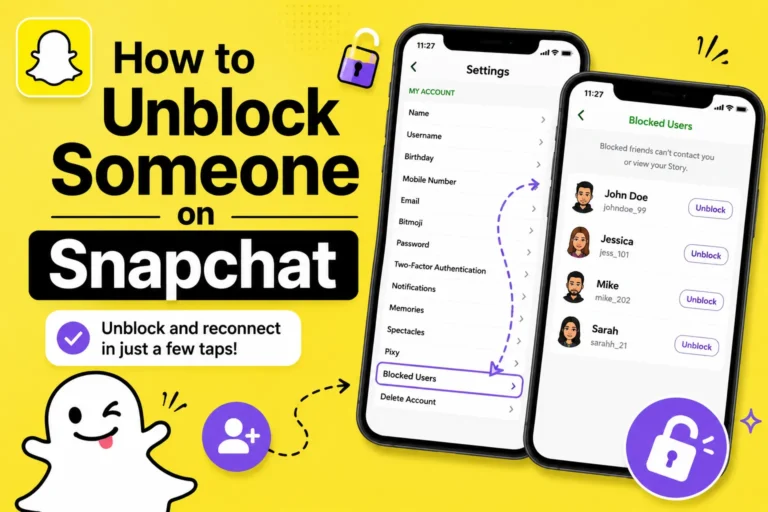 How to unblock someone on Snapchat unblock someone on snapchat